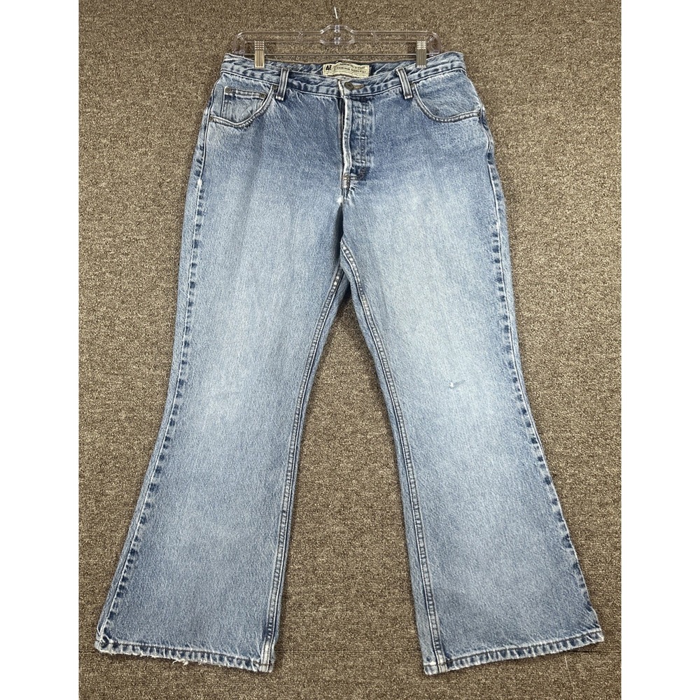 Vintage Y2K 90s American Eagle button fly jeans Size 12 petite RN54485 womens